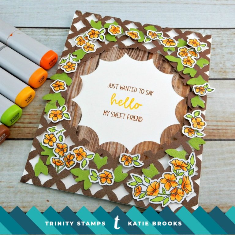 Lattice Flower Wall with Katie Trinity Stamps