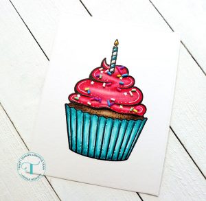 Happy Birthday Cupcake Pencil