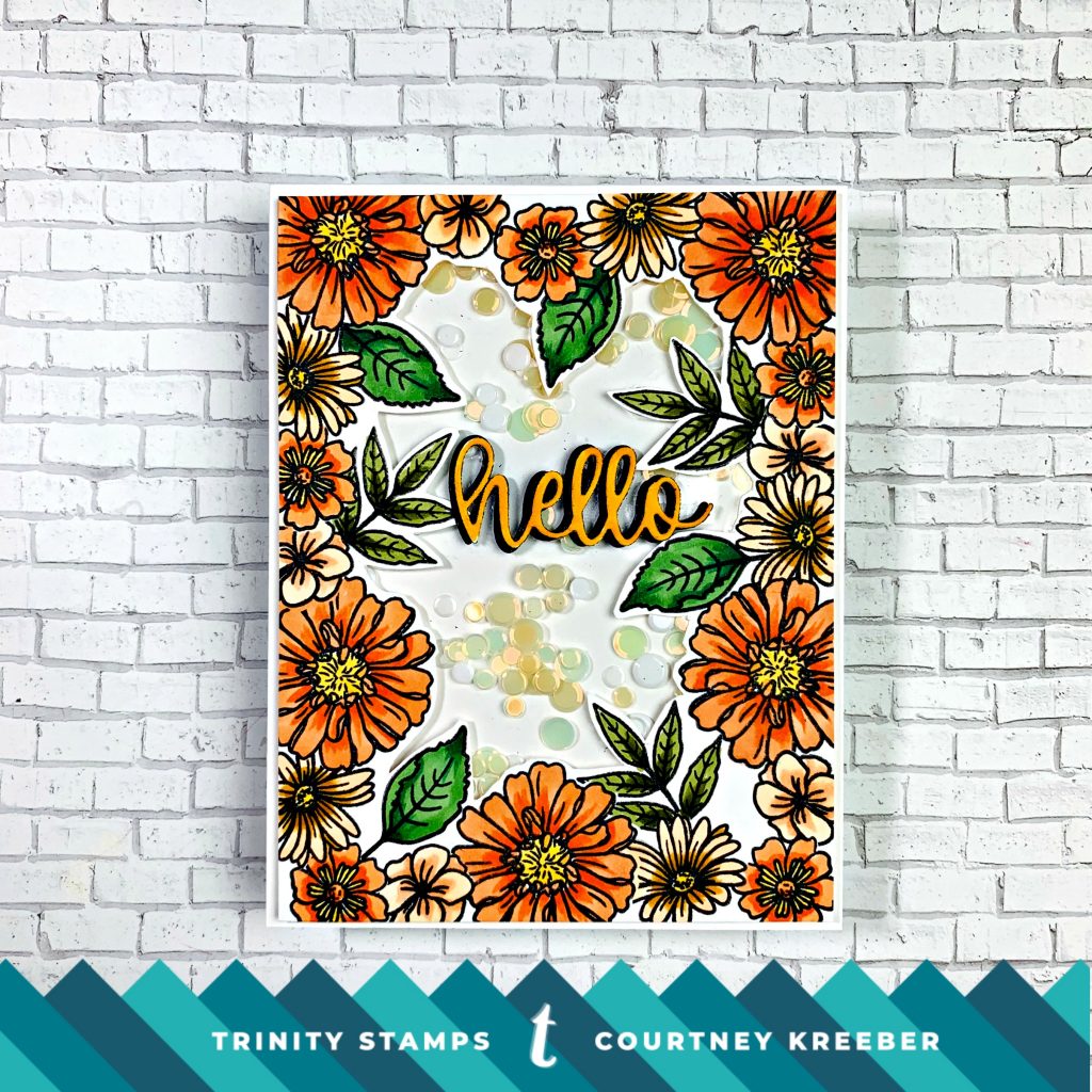 DIY Shaker Frame with Spring Fling Florals – Trinity Stamps