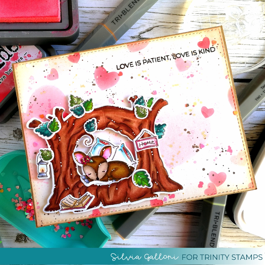 Love is patient, love is kind – Trinity Stamps