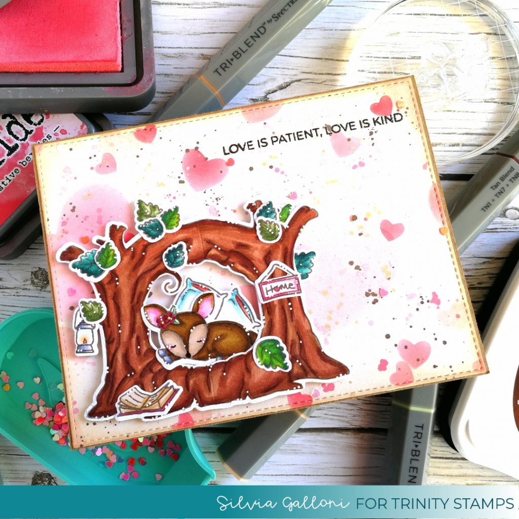 Love is patient, love is kind – Trinity Stamps