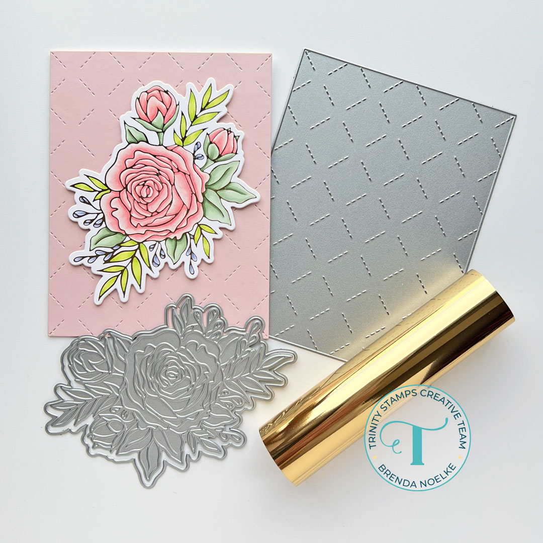 Foiling Florals Wedding Card – Trinity Stamps