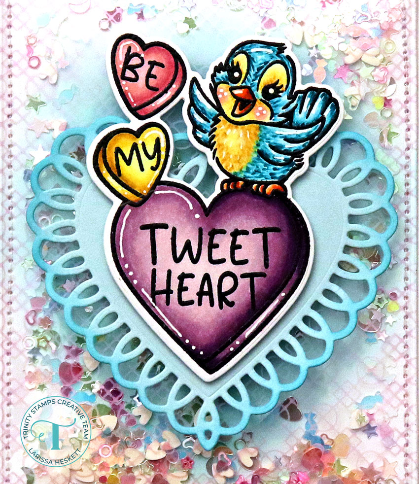 Be My Tweet Heart Shaker Card!! – Trinity Stamps